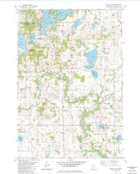 French Lake 1982 topographic map thumbnail