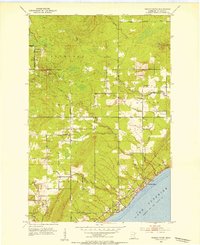 French River 1953 topographic map thumbnail