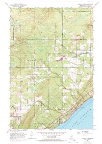 French River 1953 topographic map thumbnail