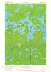 Friday Bay 1963 topographic map thumbnail