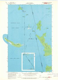 Garden Island East 1967 topographic map thumbnail