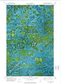 Gates Corner 1973 topographic map thumbnail