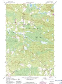 Gheen 1964 topographic map thumbnail