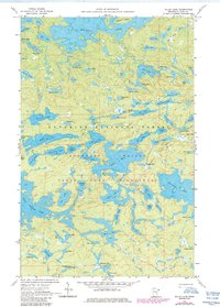 Gillis Lake 1959 topographic map thumbnail