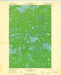 Gillis Lake 1959 topographic map thumbnail