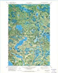 Gimmer Lake 1971 topographic map thumbnail