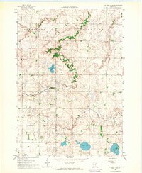 Gislason Lake 1963 topographic map thumbnail