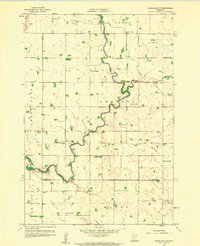 Gracelock NW 1958 topographic map thumbnail