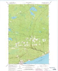 Grand Marais 1960 topographic map thumbnail