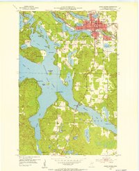 Grand Rapids 1953 topographic map thumbnail