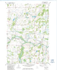 Grasston 1983 topographic map thumbnail