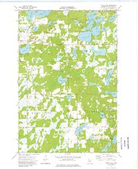 Grave Lake 1973 topographic map thumbnail