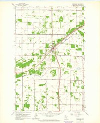Greenbush 1962 topographic map thumbnail