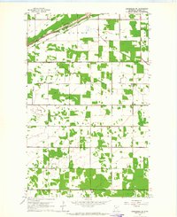 Greenbush NE 1962 topographic map thumbnail