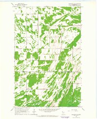 Greenbush SE 1962 topographic map thumbnail