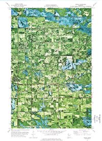 Grygla 1973 topographic map preview