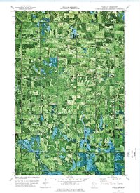 Grygla SW 1973 topographic map thumbnail