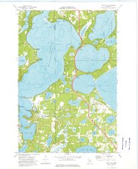 Gull Lake 1973 topographic map thumbnail