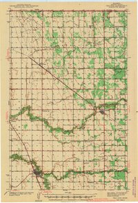 Hallock 1941 topographic map thumbnail