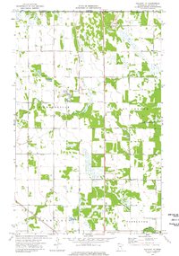 Hallock NE 1974 topographic map thumbnail