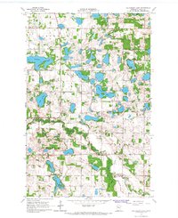 Halverson Lake 1966 topographic map thumbnail