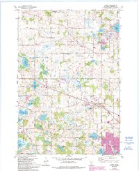 Hamel 1981 topographic map thumbnail