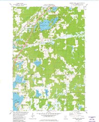 Hanging Horn Lake 1981 topographic map thumbnail