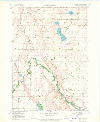Harder Lake 1970 topographic map thumbnail