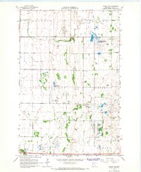 Hawley NW 1966 topographic map thumbnail