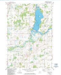 Henriette 1983 topographic map thumbnail