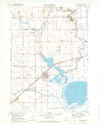 Heron Lake 1970 topographic map thumbnail