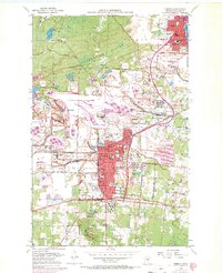 Hibbing 1957 topographic map thumbnail