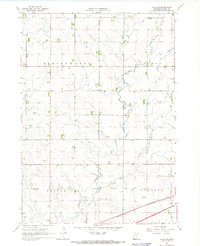 Hills NE 1967 topographic map thumbnail