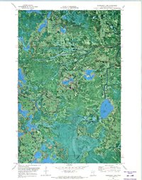Horsehead Lake 1971 topographic map thumbnail
