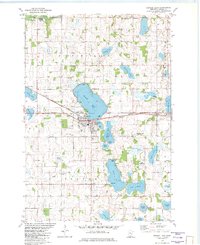 Howard Lake 1982 topographic map thumbnail