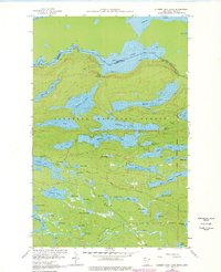 Hungry Jack Lake 1959 topographic map thumbnail