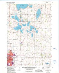 Hutchinson East 1982 topographic map thumbnail