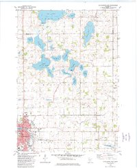 Hutchinson East 1982 topographic map thumbnail