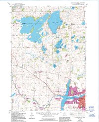 Hutchinson West 1982 topographic map preview
