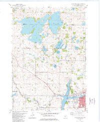 Hutchinson West 1982 topographic map thumbnail