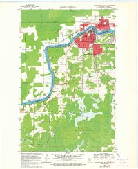 International Falls 1969 topographic map thumbnail