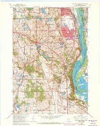 Inver Grove Heights 1967 topographic map thumbnail