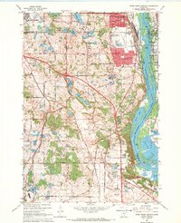 Inver Grove Heights 1967 topographic map thumbnail
