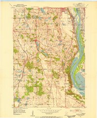 Inver Grove Heights 1951 topographic map thumbnail