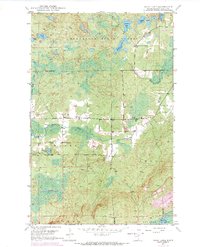 Isaac Lake 1949 topographic map thumbnail