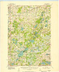 Isanti 1955 topographic map thumbnail