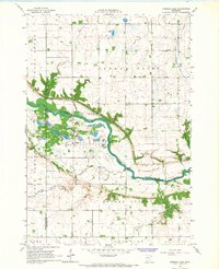 Iverson Lake 1965 topographic map thumbnail