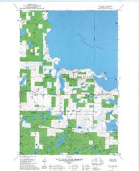 Jack Lake 1971 topographic map thumbnail