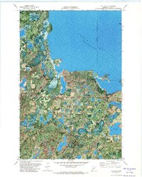 Jack Lake 1971 topographic map thumbnail