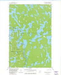 Jackfish Lake 1981 topographic map thumbnail